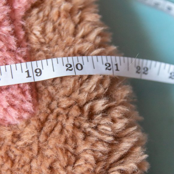 NEW Kendall Kylie Revolve Color Block Sherpa Knit Front Zip Utility Jacket Sz L - Picture 9 of 10